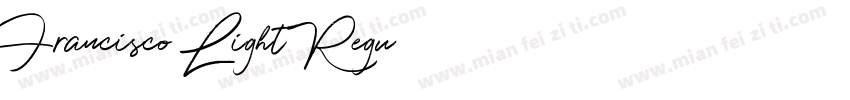 Francisco Light Regu字体转换